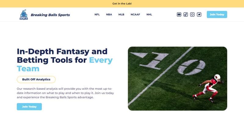 Breaking Balls Sports – Multi-Sport Analytics - Next.js, React.js, Tailwind CSS, JavaScript by Muhammad Asad, Full Stack Engineer
